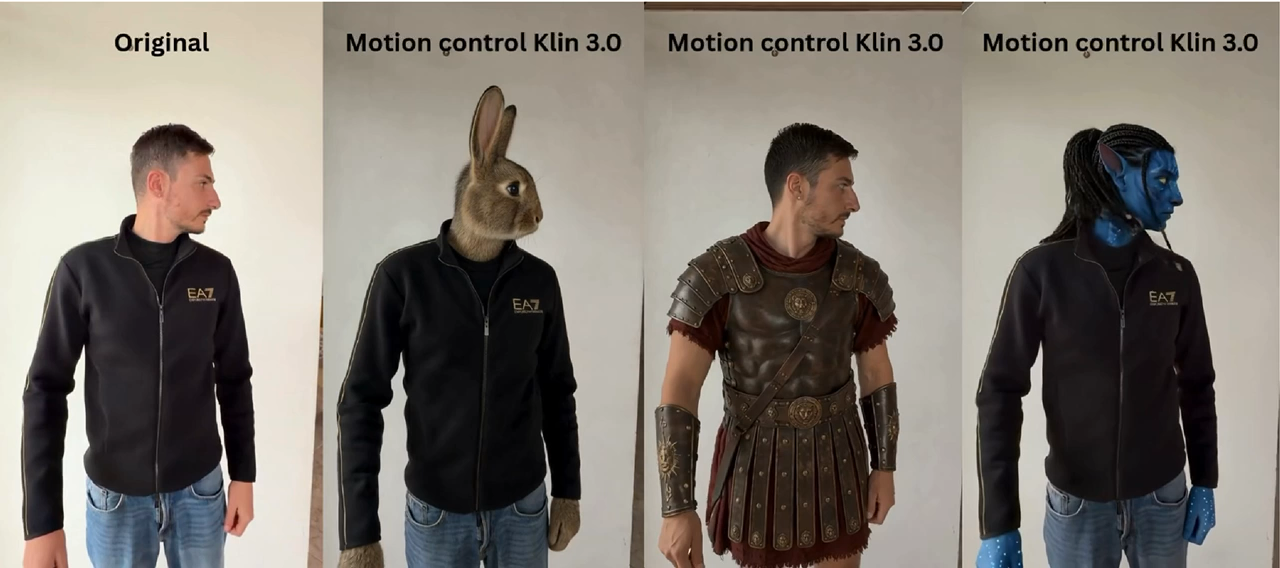 Esempio di motion control con Kling